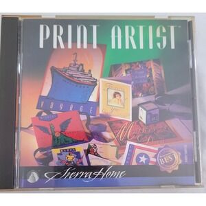 Print Artist Version 4.0 PC Windows 95 1996 Vintage Sierra Software Complete